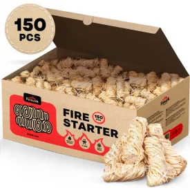 150 Pack - Fire Starters for Campfire