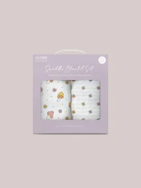 2-Pack Square Swaddle Blanket Set - Mushy Love