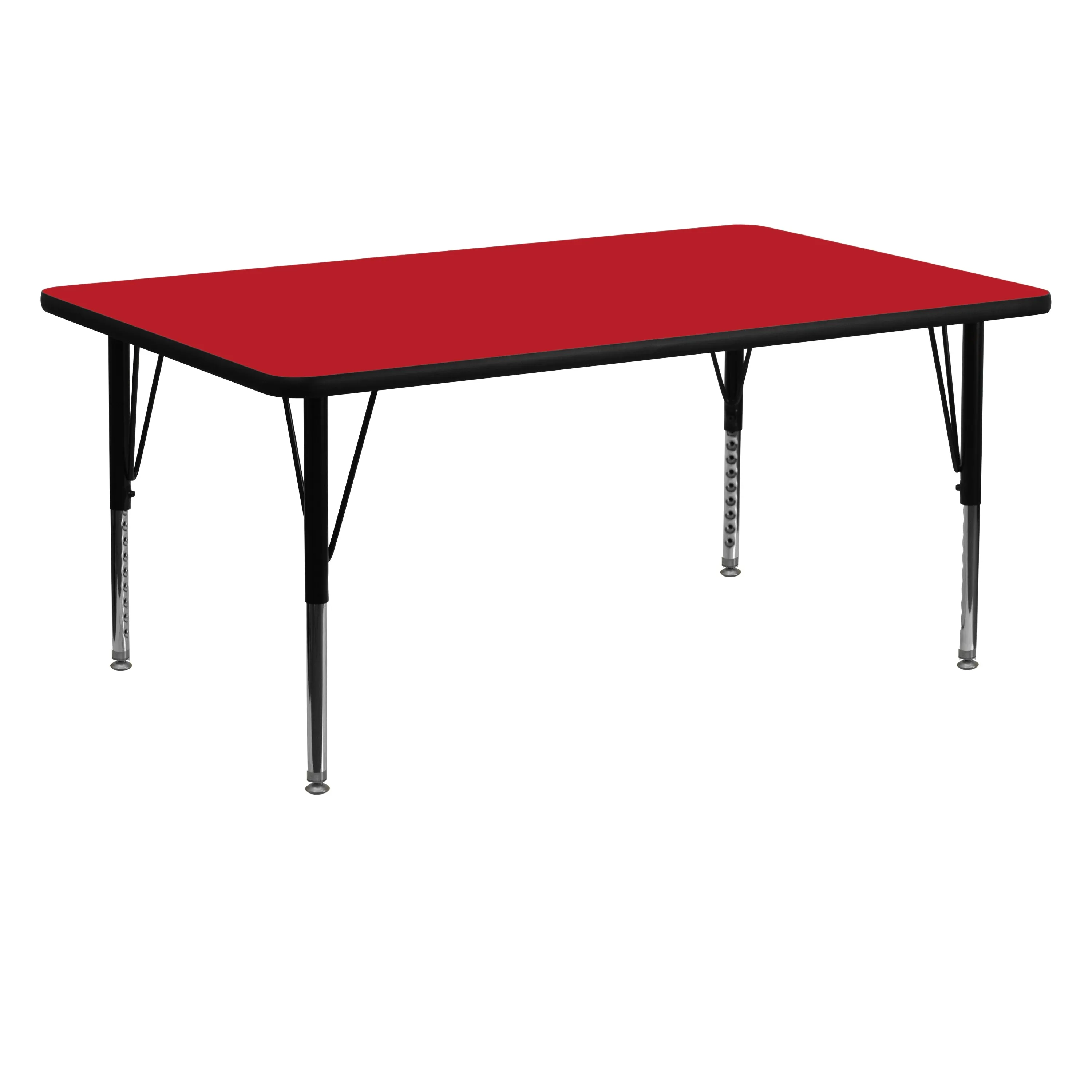 24x60 REC Red Activity Table XU-A2460-REC-RED-H-P-GG