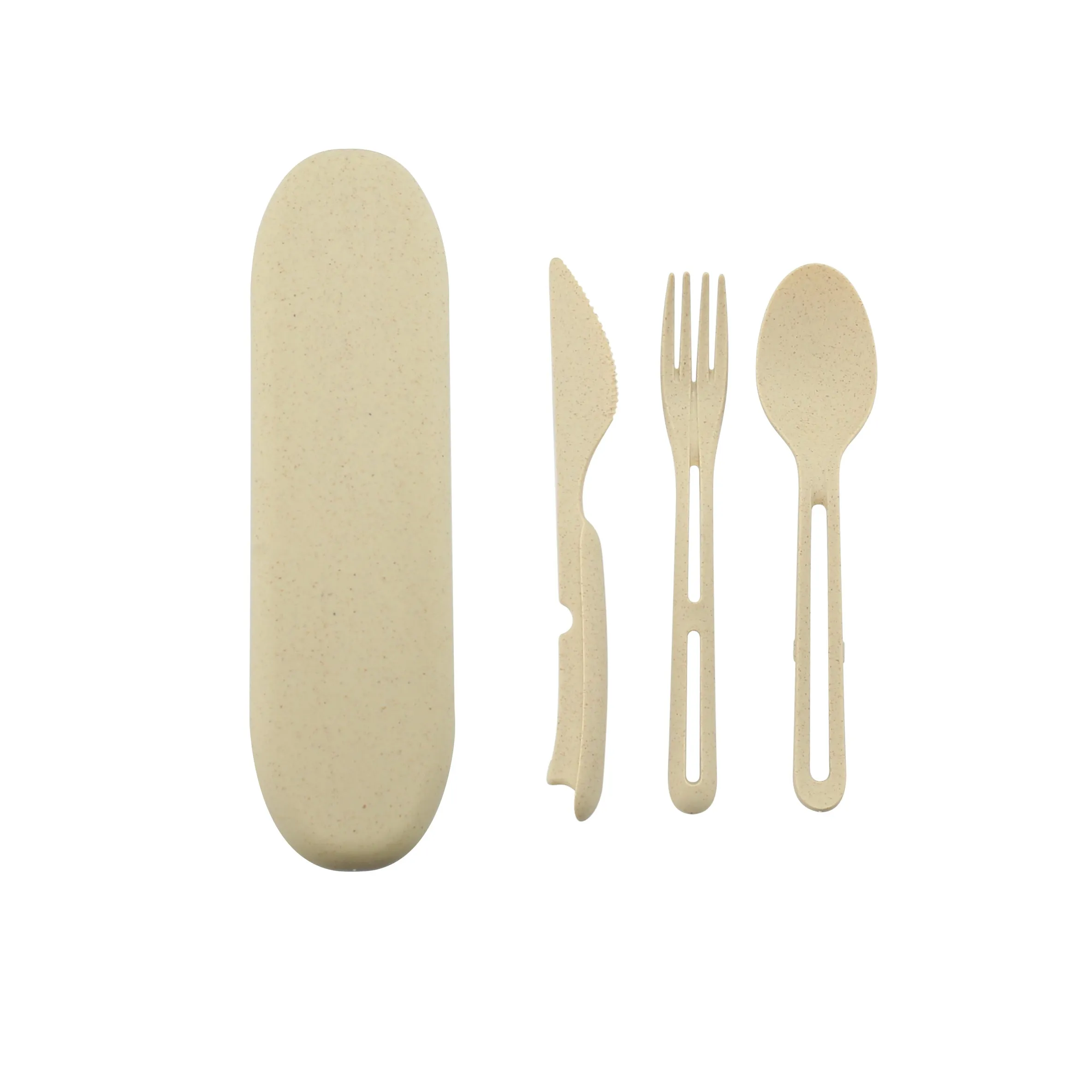 3-In-1 Portable Cutlery Sets   Case