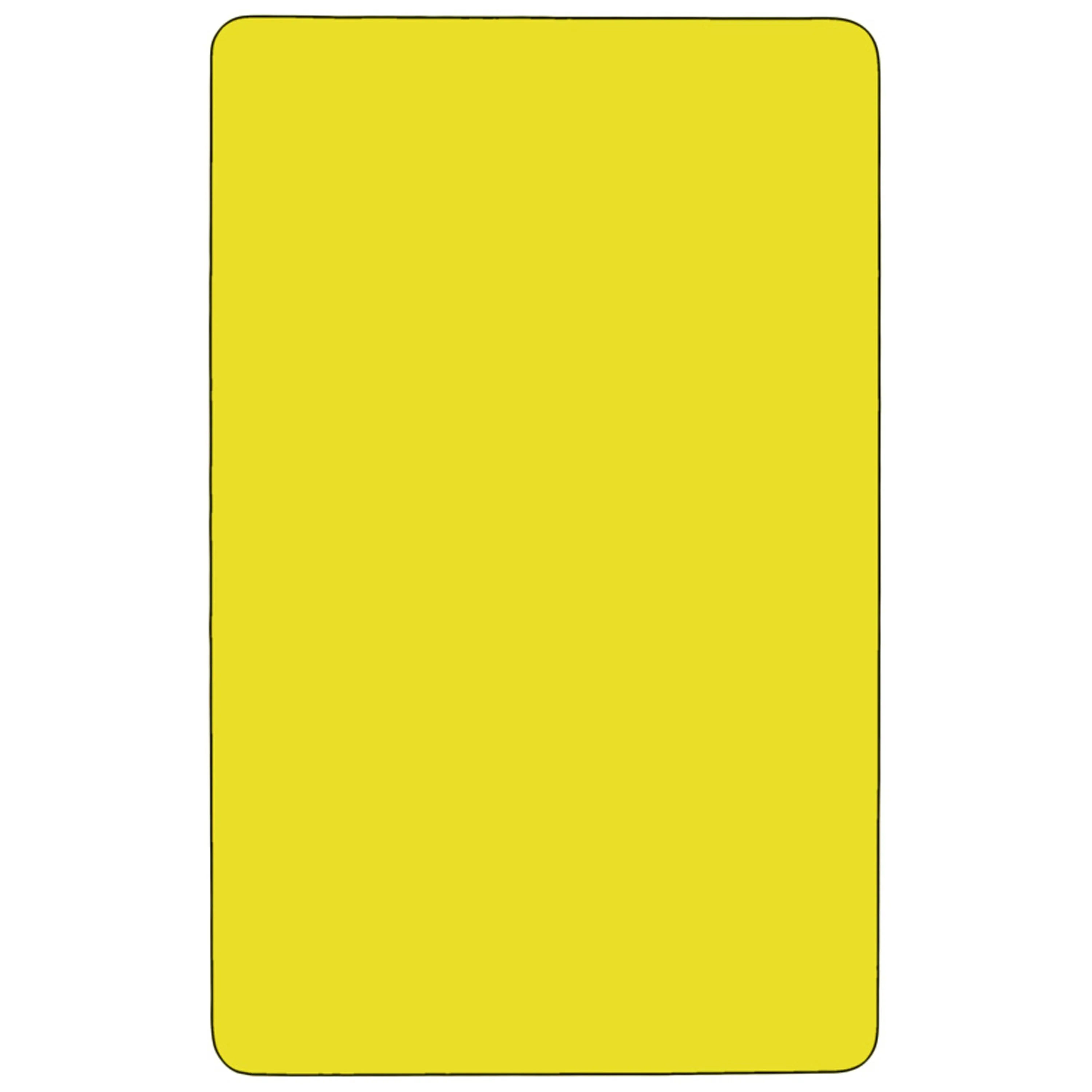 30x72 Yellow Activity Table XU-A3072-REC-YEL-H-P-GG