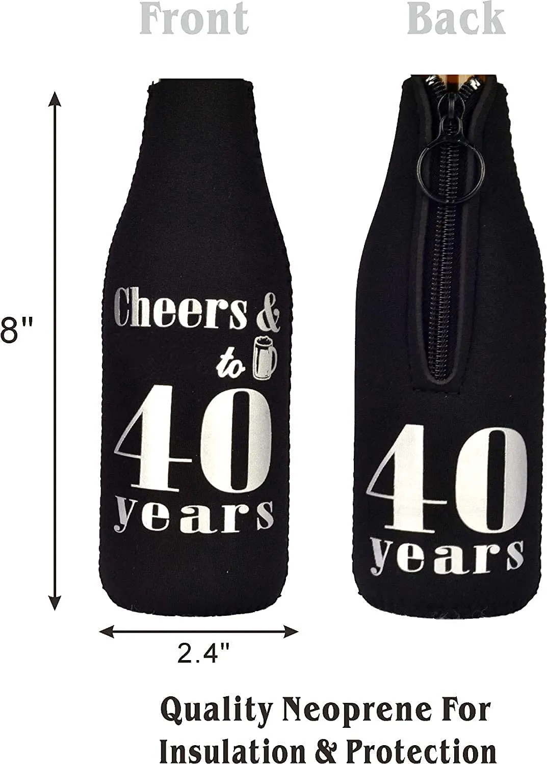 40th Birthday Gifts for Men, 40th Birthday Gifts, 40th Birthday Can Cooler, 40th Birthday