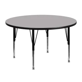 48 RND Grey Activity Table XU-A48-RND-GY-T-P-GG