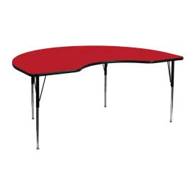 48x72 KDNY Red Activity Table XU-A4872-KIDNY-RED-H-A-GG