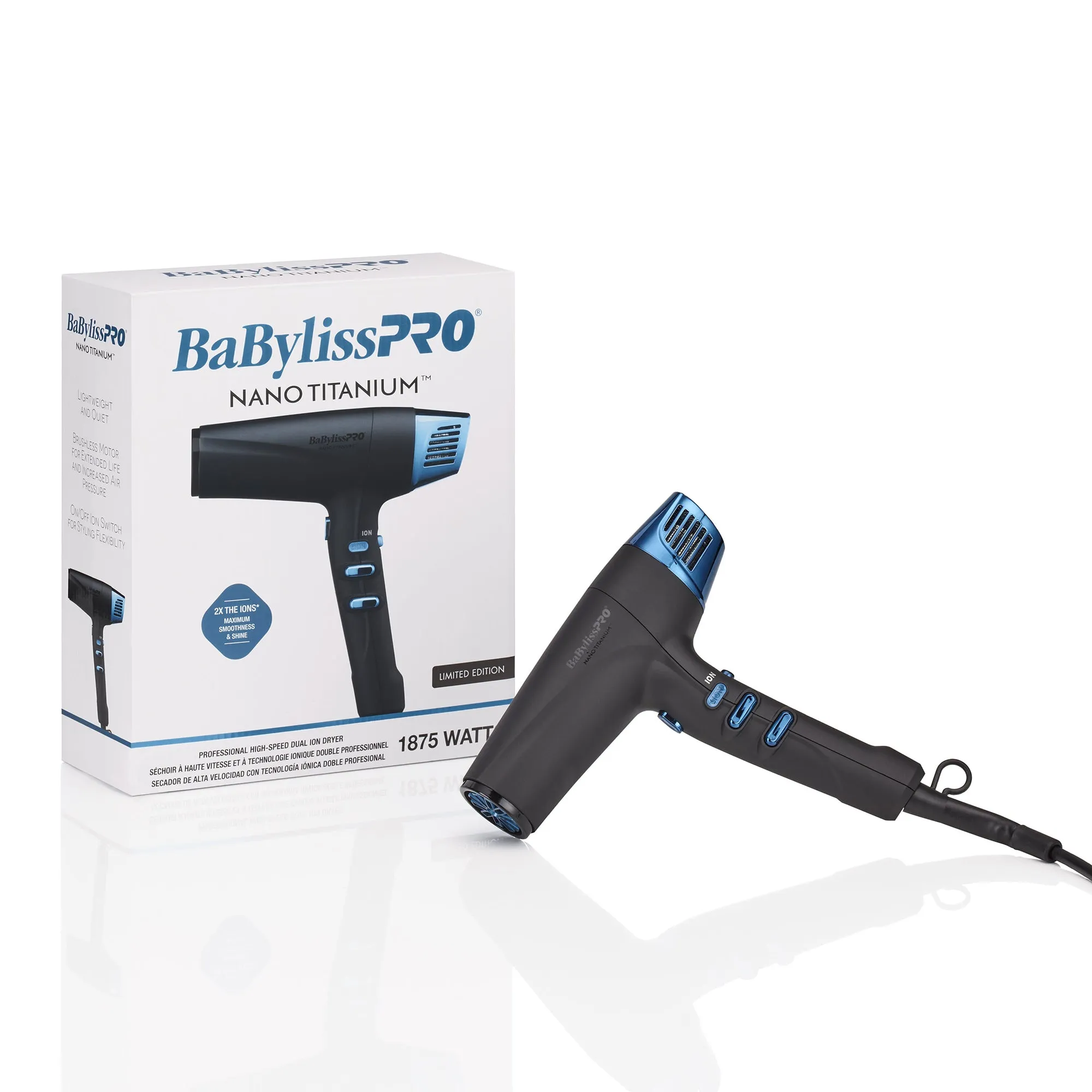 Babylisspro Limited Edition Nano Titanium Dual Ionic Dryer - Item No. BNTMB9100