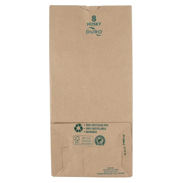 BAG/ Kraft/ #8 Husky, 400/cs, Item# 70208