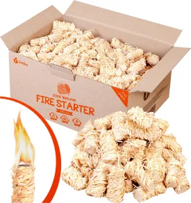 Bbq Fire Starter - Firestarters For Outdoor Fireplace, All-Weather Natural Wood