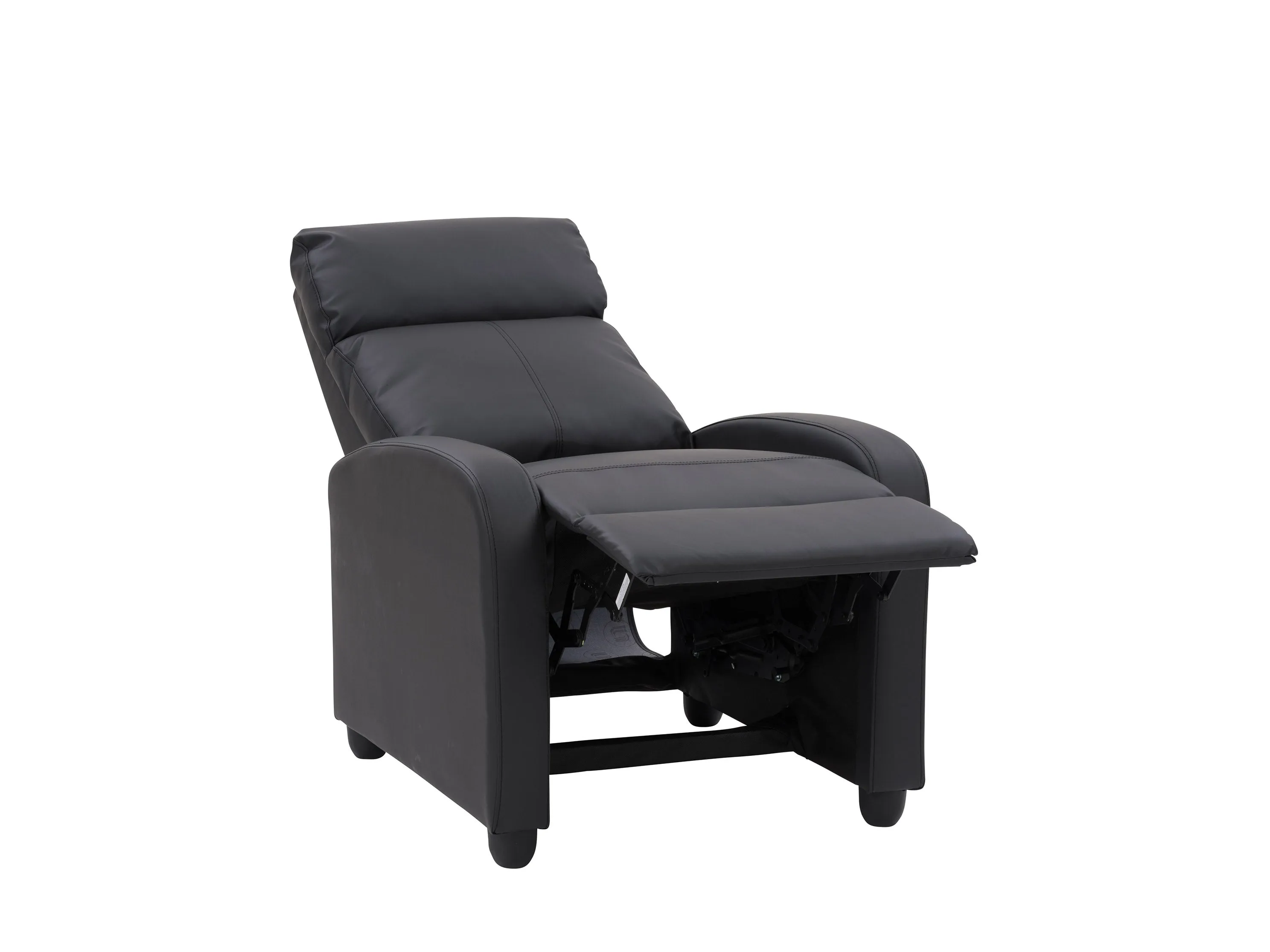 Black Push Back Recliner