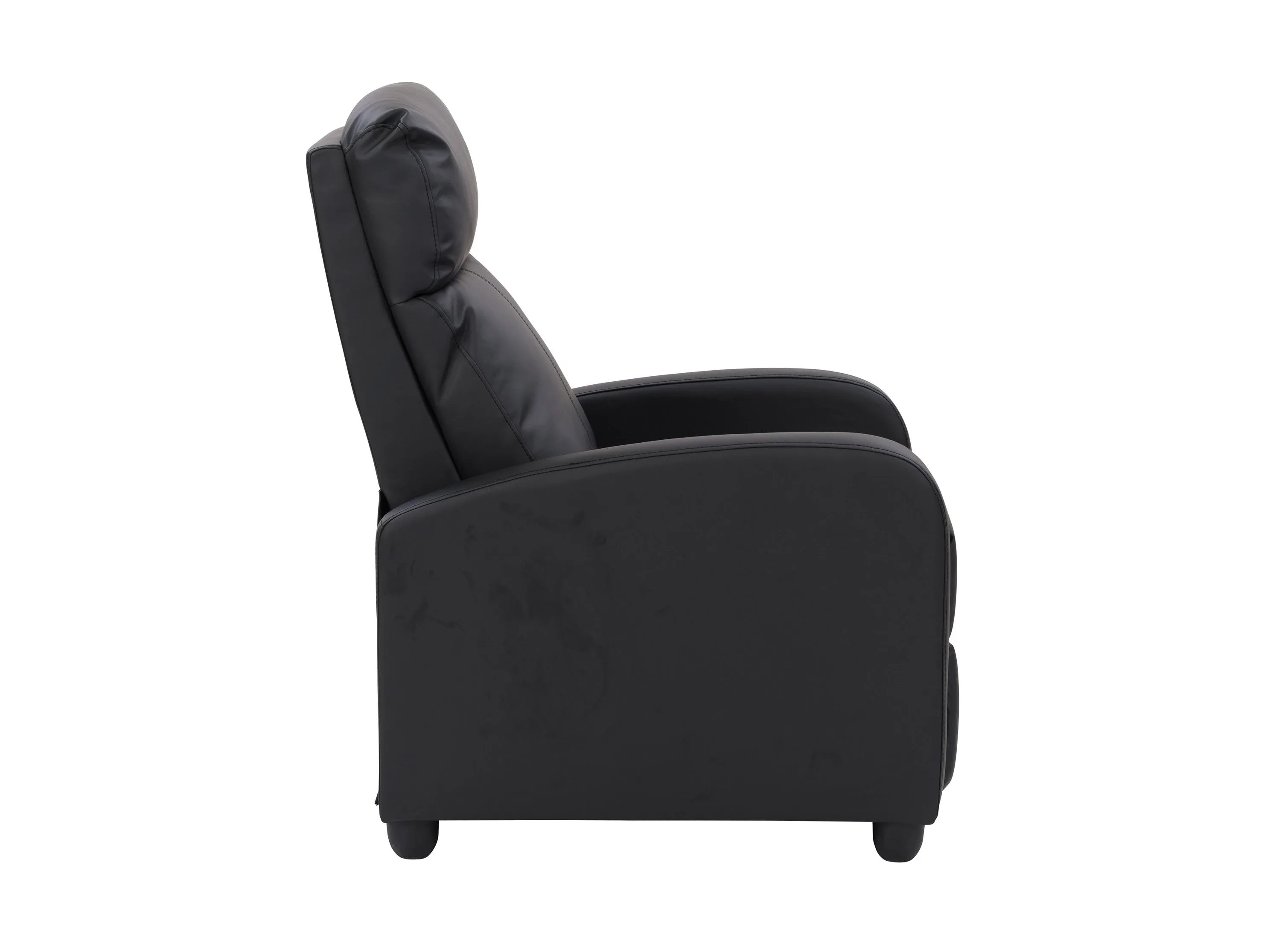 Black Push Back Recliner