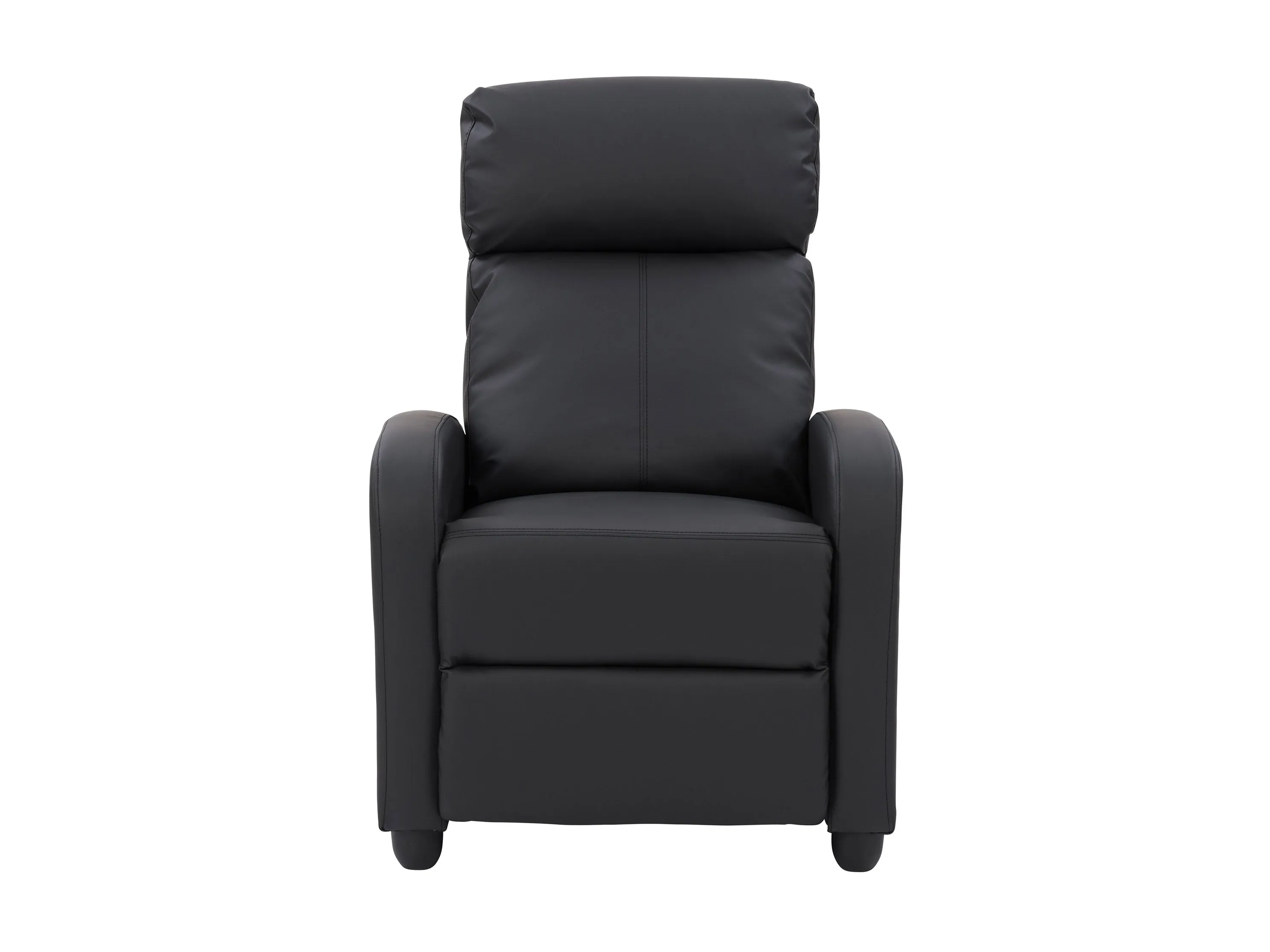 Black Push Back Recliner