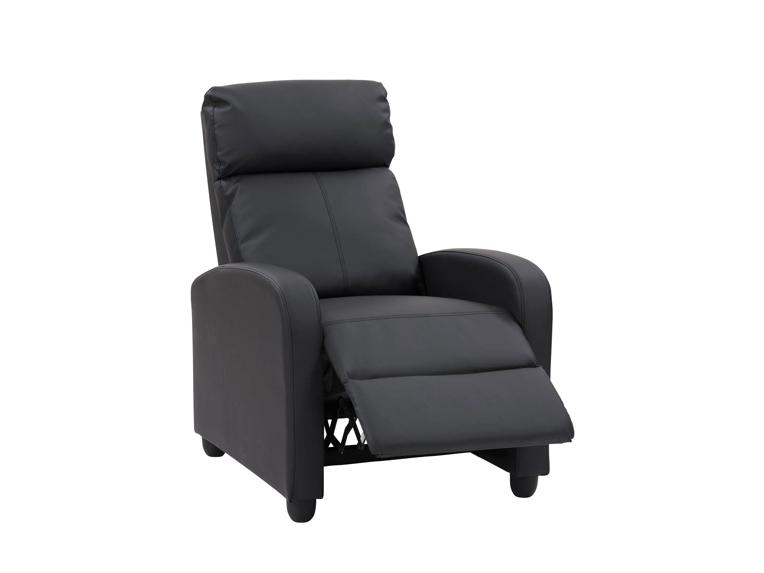 Black Push Back Recliner