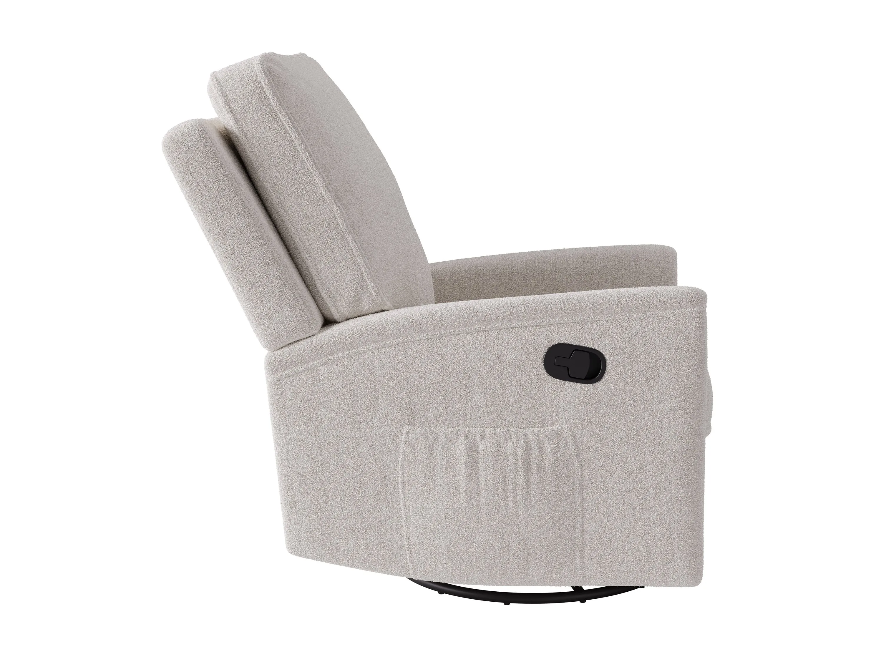 Boucle Swivel Recliner Chair