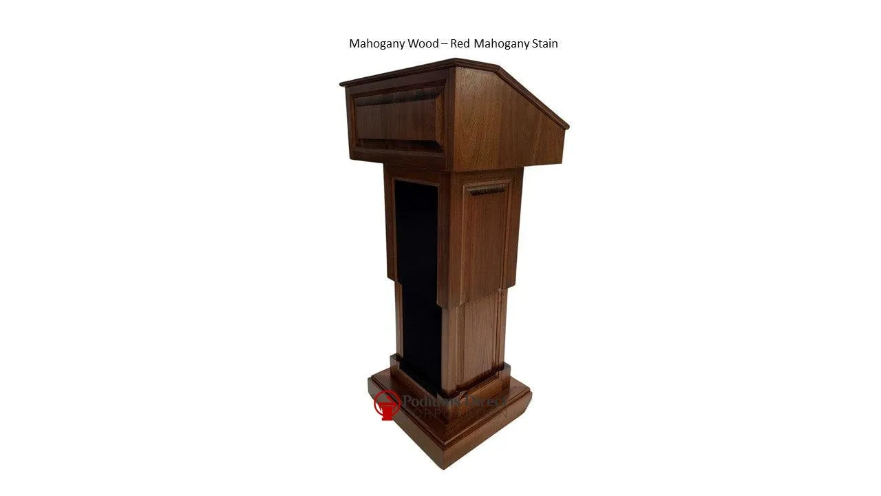 Handcrafted Solid Hardwood Lectern CLR235-EV-L Counselor Evolution Lift with Sound Lectern - FREE SHIPPING!