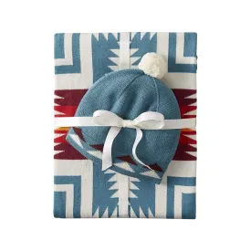 Pendleton Knit Baby Blanket with Beanie | more colors available