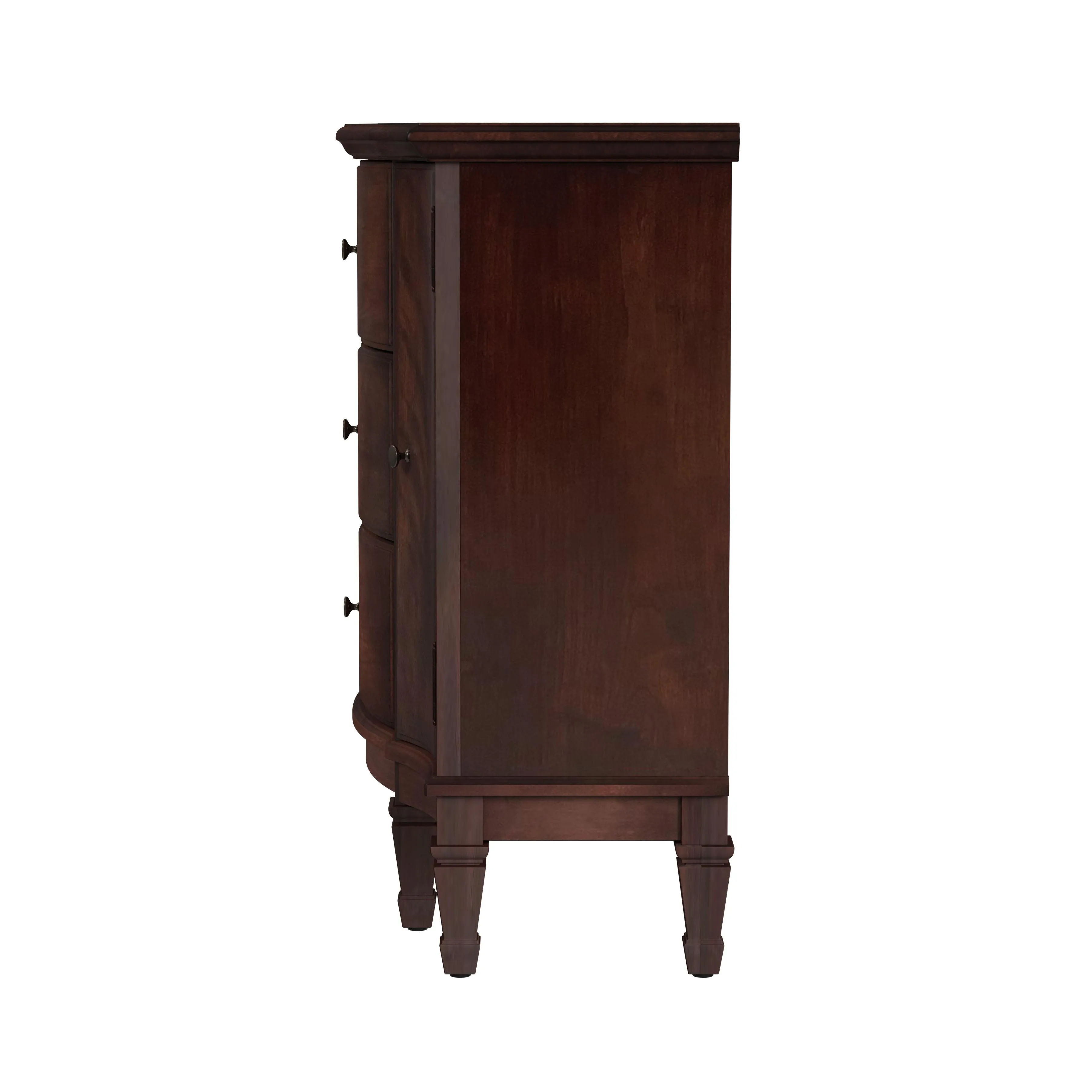 Sheffield 3 Drawer 2 Drawer Accent Cabinet in Antique Cherry  0674024