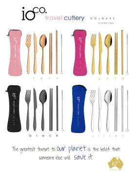 Stainless Steel Travel Cutlery Set