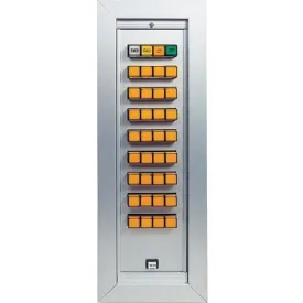 TekTone NC110/12 Nurse Call Master Annunciator Panel with 12 Control Panel Zones