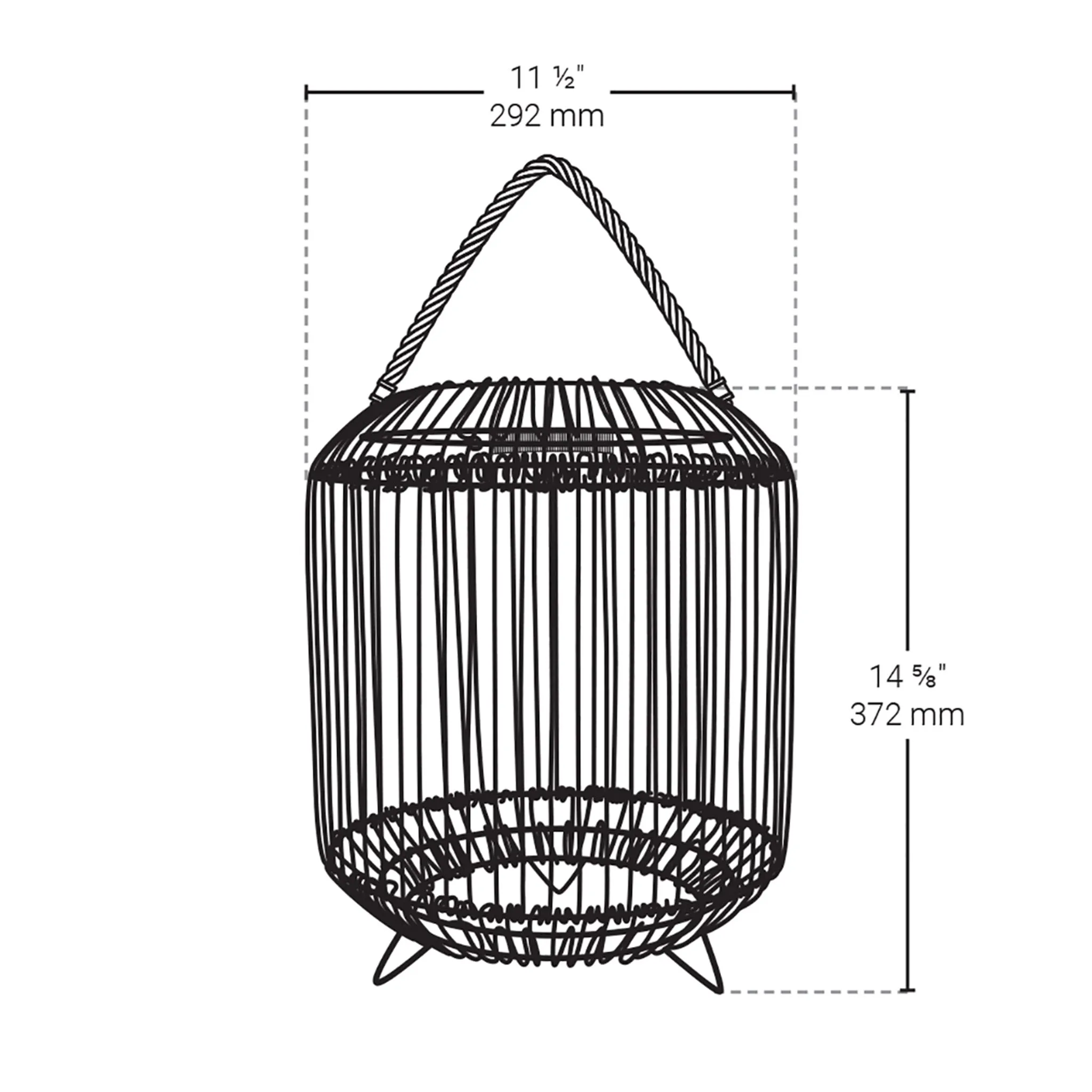 Tulum Smart Solar Outdoor Patio Garden LED Light 11x 15 In. - Black