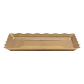 Wave - 12" x 18" Tray - Gold (Case Qty: 24)