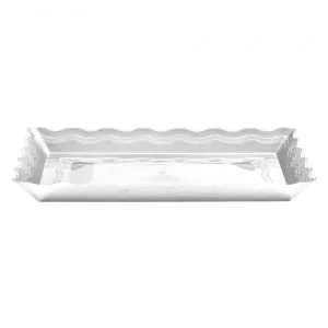 Wave - 9" x 13" Tray - White (Case Qty: 24)